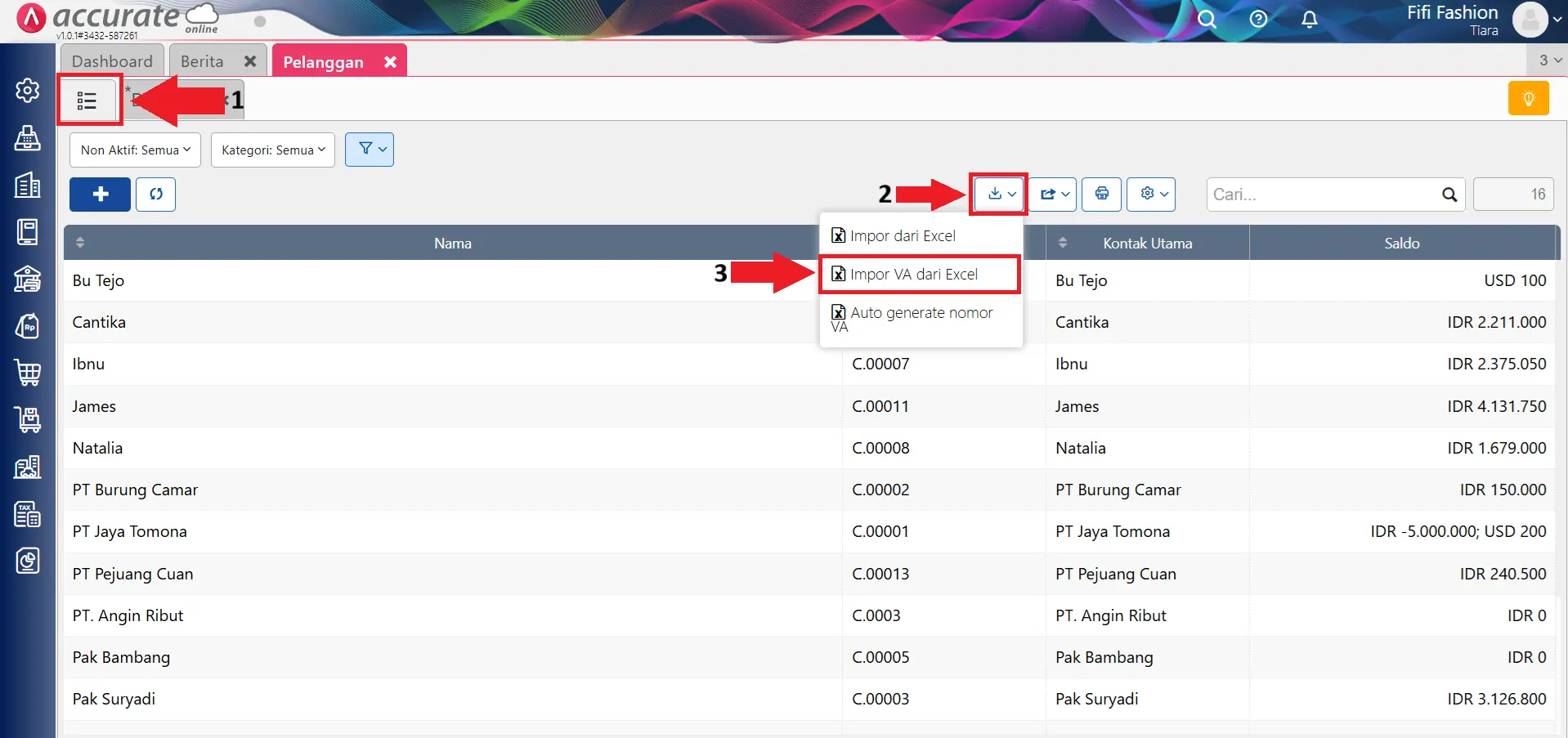 cara menggunakan VA BCA